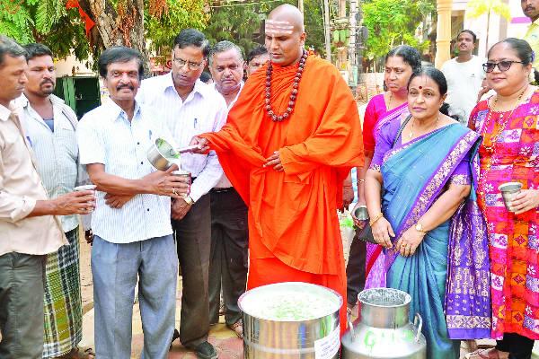Davanagere Sri Basavaprabhu Swamiji Buttermilk Health
