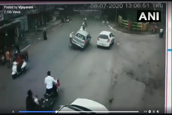 VIDEO| ಹೀಗಾ ಕಾರು ಓಡಿಸೋದು?!