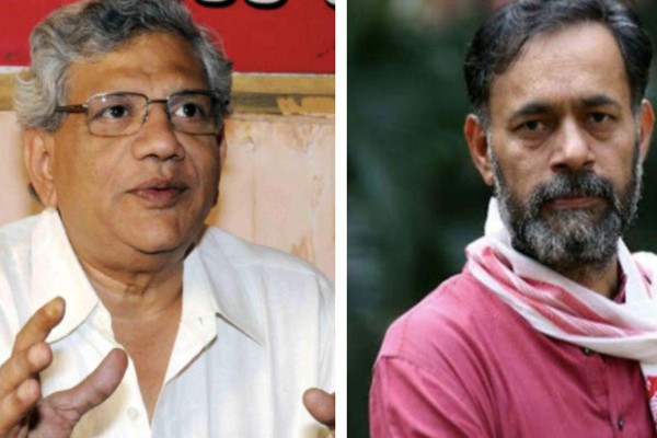 ಸಿಎಎ ವಿರೋಧಿ ಪ್ರತಿಭಟನೆಗೆ ಕುಮ್ಮಕ್ಕು: ಆರೋಪಿ ಪಟ್ಟಿಯಲ್ಲಿ ಸೀತಾರಾಮ್​ ಯೆಚೂರಿ, ಯೋಗೇಂದ್ರ ಯಾದವ್​?