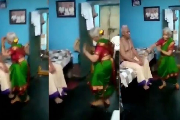 VIDEO| ಇಳಿವಯಸ್ಸಿನಲ್ಲಿ ಬುಲೆಟ್ಟು ಬಂಡಿ ಹಾಡಿಗೆ ಹೆಜ್ಜೆ ಹಾಕಿ ಗಂಡನನ್ನು ರಂಜಿಸಿದ ಅಜ್ಜಿ