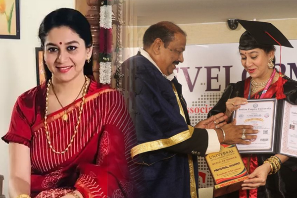 ನಟಿ ಸುಧಾರಾಣಿ ಇನ್ಮುಂದೆ 'ಡಾಕ್ಟರ್‌': ಕಲಾಕ್ಷೇತ್ರದ ಕೊಡುಗೆಗೆ ಸಿಕ್ಕಿತು ಗೌರವ –