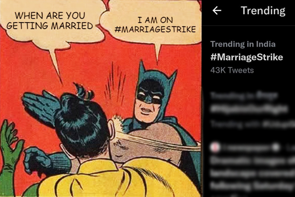 #MarriageStrike : ಮದುವೆ ವಿರುದ್ಧ ಪುರುಷರ ಅಭಿಯಾನ!