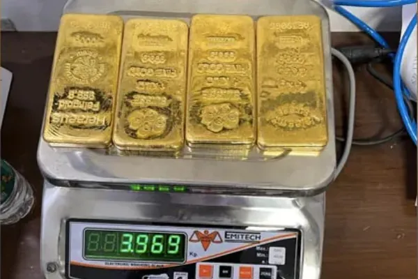 Gold Bars Worth 2 Crore
