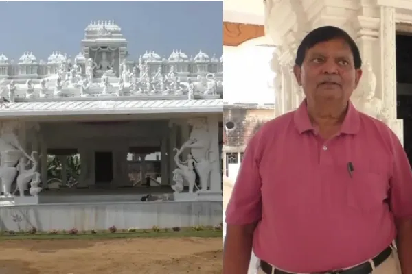 Man fulfills wifes dream builds temple worth Rs 7 crore in Odishas Jajpur
