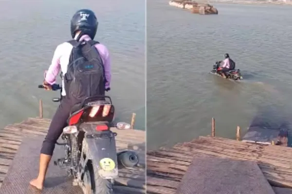 Bike Ride in River