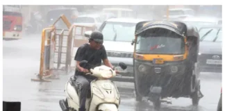 Rain Vehicle Road