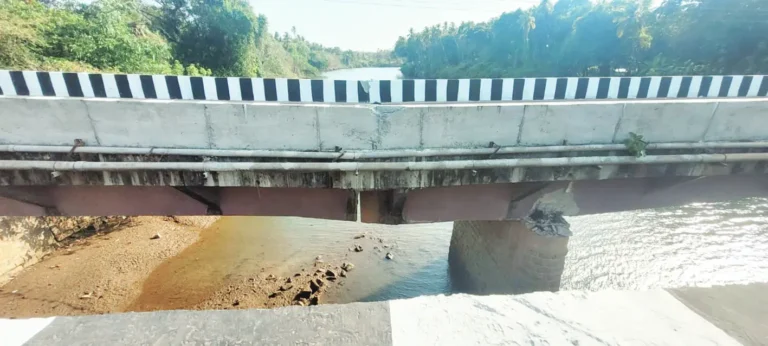 bridge damage in National higway