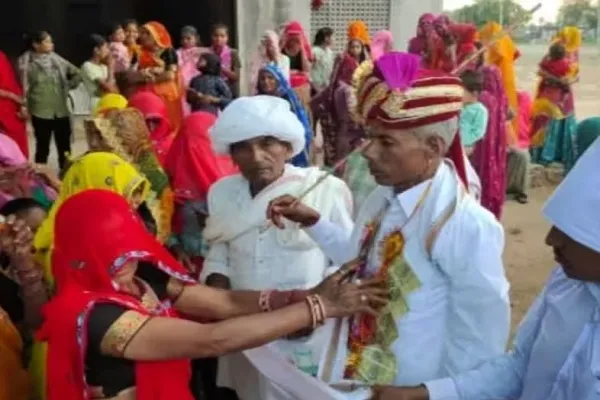 Rajastan bride and groom