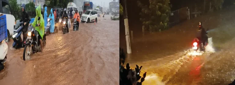 heavy-rain-water-logged Bhatkal and Karwar