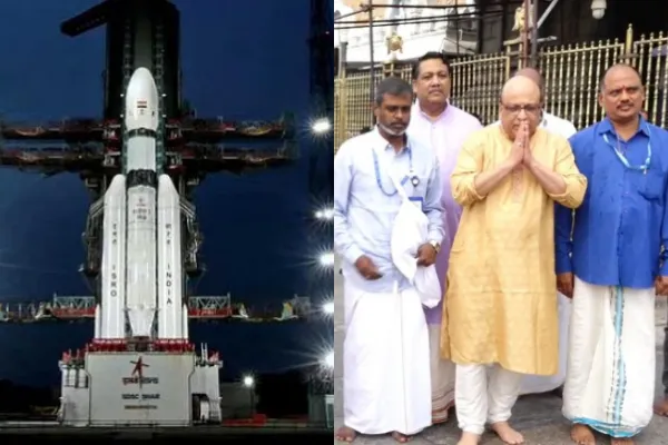 Chandrayaan 3 launch; ಯಶಸ್ವಿ ಆಗಲೆಂದು ತಿರುಪತಿಯಲ್ಲಿ ಪೂಜೆ ಸಲ್ಲಿಸಿದ ಇಸ್ರೋ ವಿಜ್ಞಾನಿಗಳು..