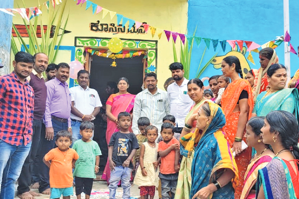 Workers are nurseries for raising children