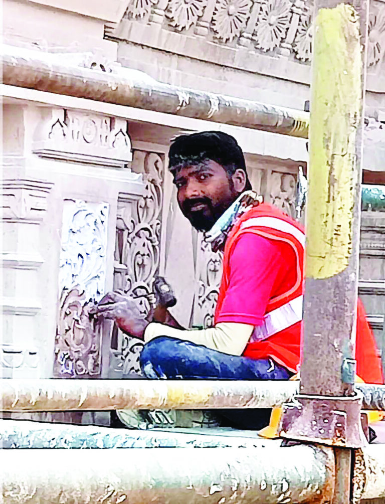 ರಾಮಮಂದಿರ ನಿರ್ಮಾಣದಲ್ಲಿ ಜಾನೇಕಲ್ ಶಿಲ್ಪಿ