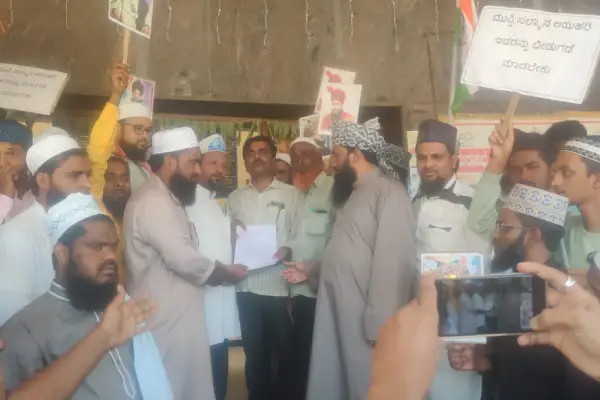 Protest demanding release of clerics