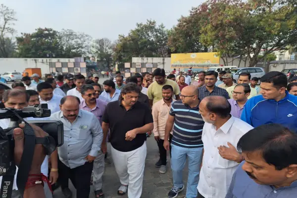 minister madhu bangarappa visit Freedompark ground