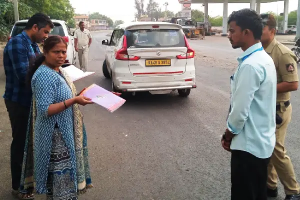 Lokapur, Lakshanatti Checkpost, Collectorate, Inspection of Vehicles, Election,