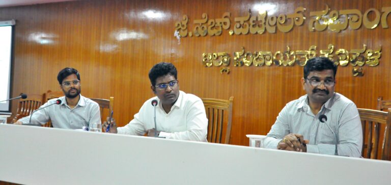 RDPR commissinor meting with officers koppal