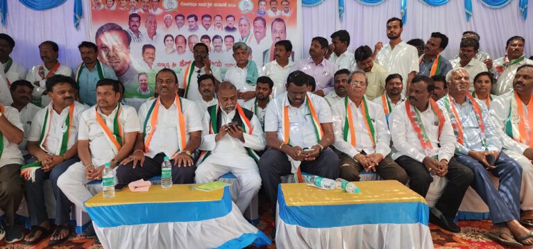 ex minister Anjaneya campaign in Koppal LS election