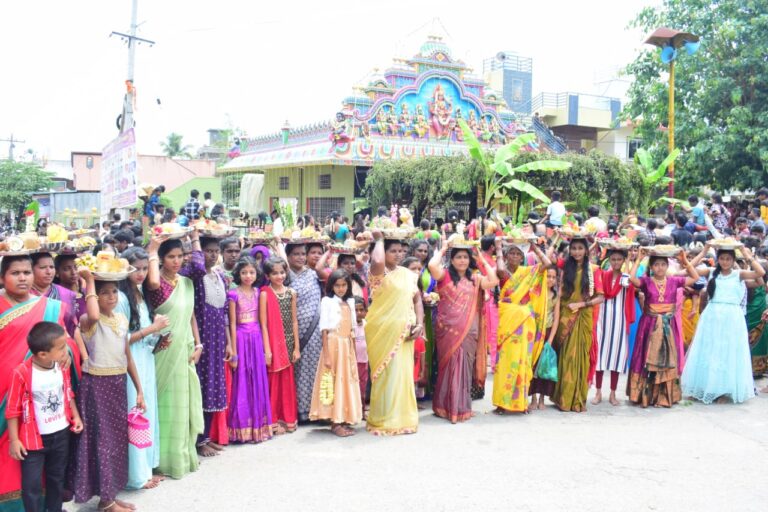 Bisilu Maramma festival in Hosahalli mandya