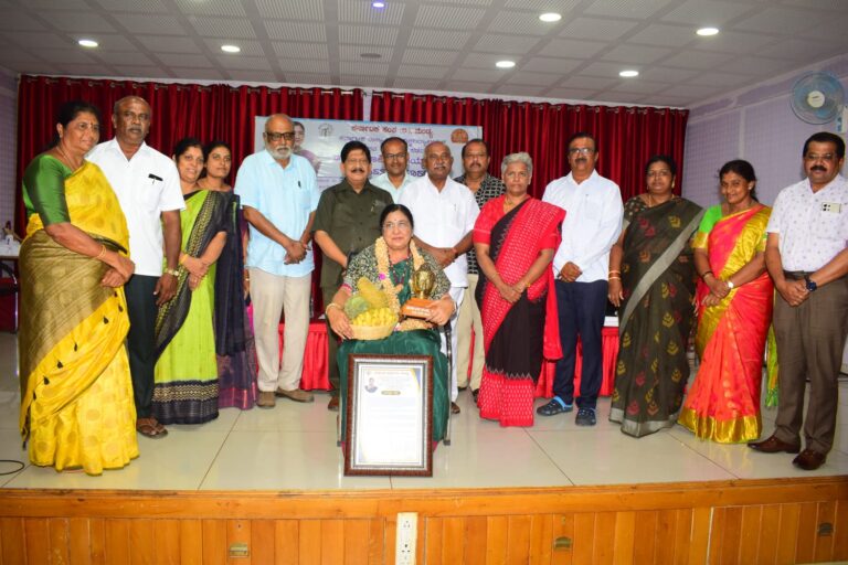 Congratulatory function in Karnataka Sanga Mandya