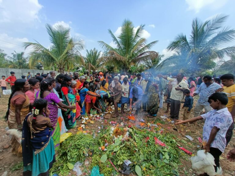 Festival celebration at Ragimuddanahalli mandya