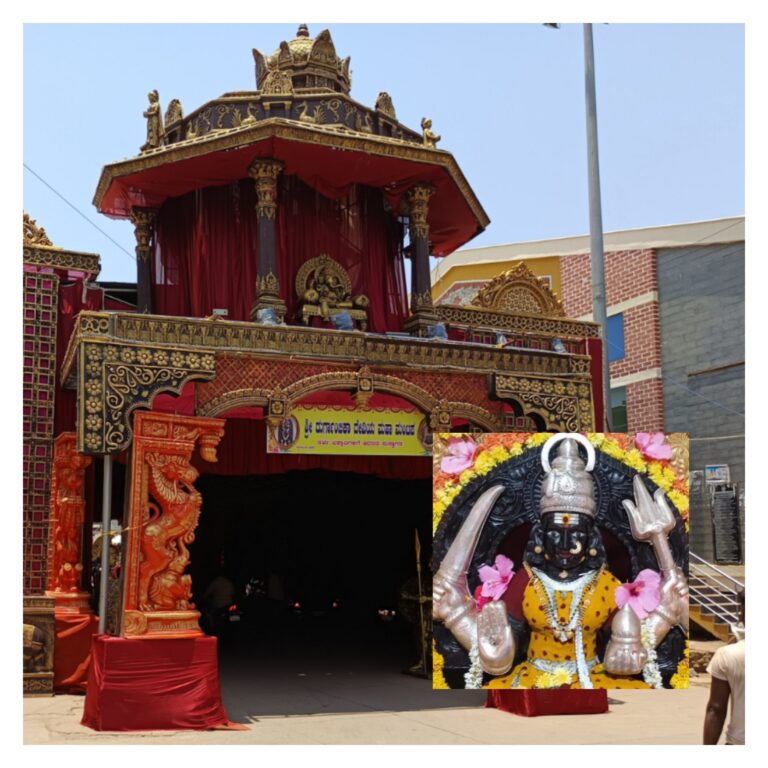 ನಿಟುವಳ್ಳಿ ಕರಿಯಾಂಬಿಕಾ ಜಾತ್ರೆಗೆ ಕಳೆ ಭಕ್ತರನ್ನು ಸೆಳೆಯುತ್ತಿರುವ ಭವ್ಯ ಮಂಟಪ   9 ವರ್ಷ ನಂತರದ ವೈಭವದ ಉತ್ಸವ